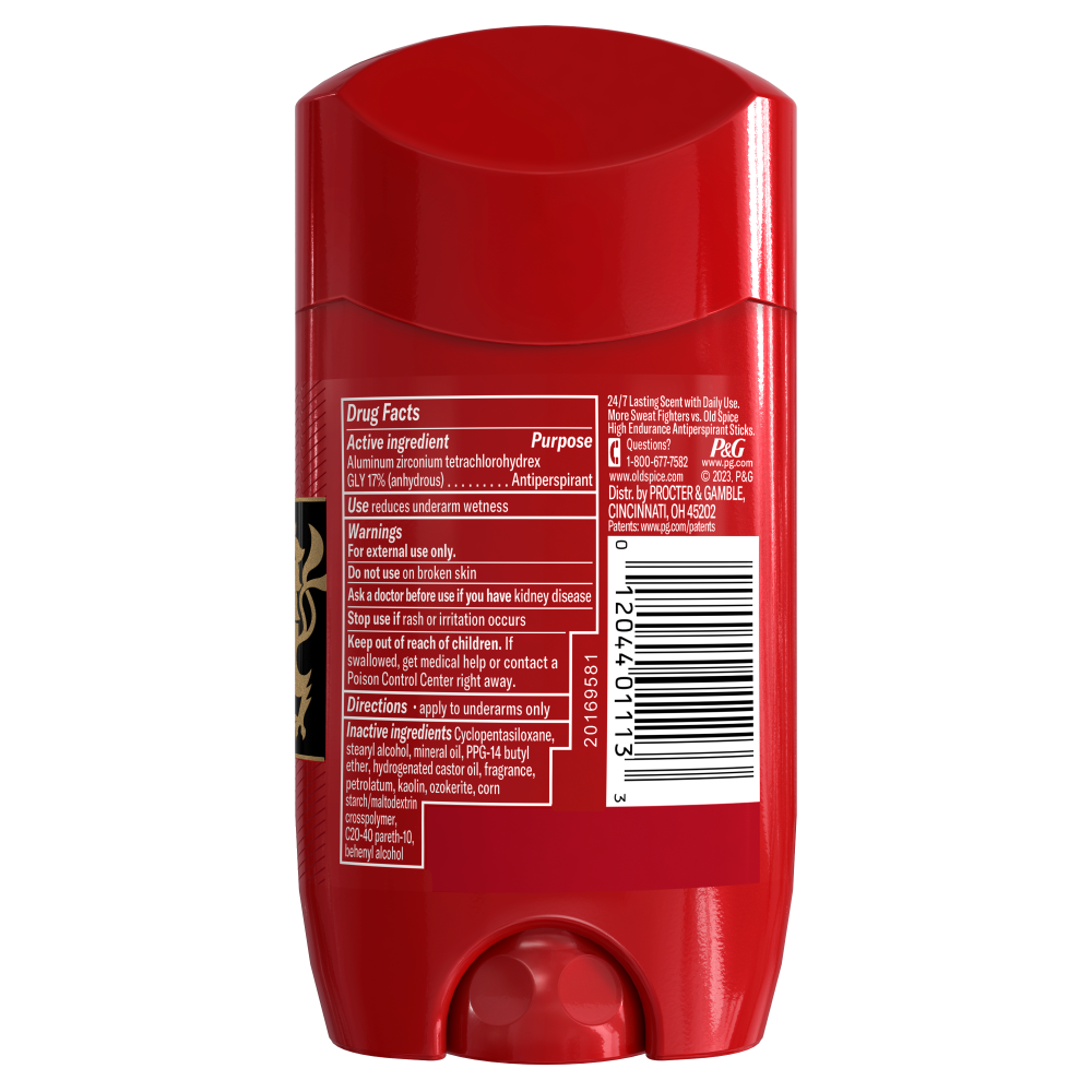 Old Spice Red Collection Swagger Scent Invisible Solid Antiperspirant and Deodorant for Men, 2.6oz