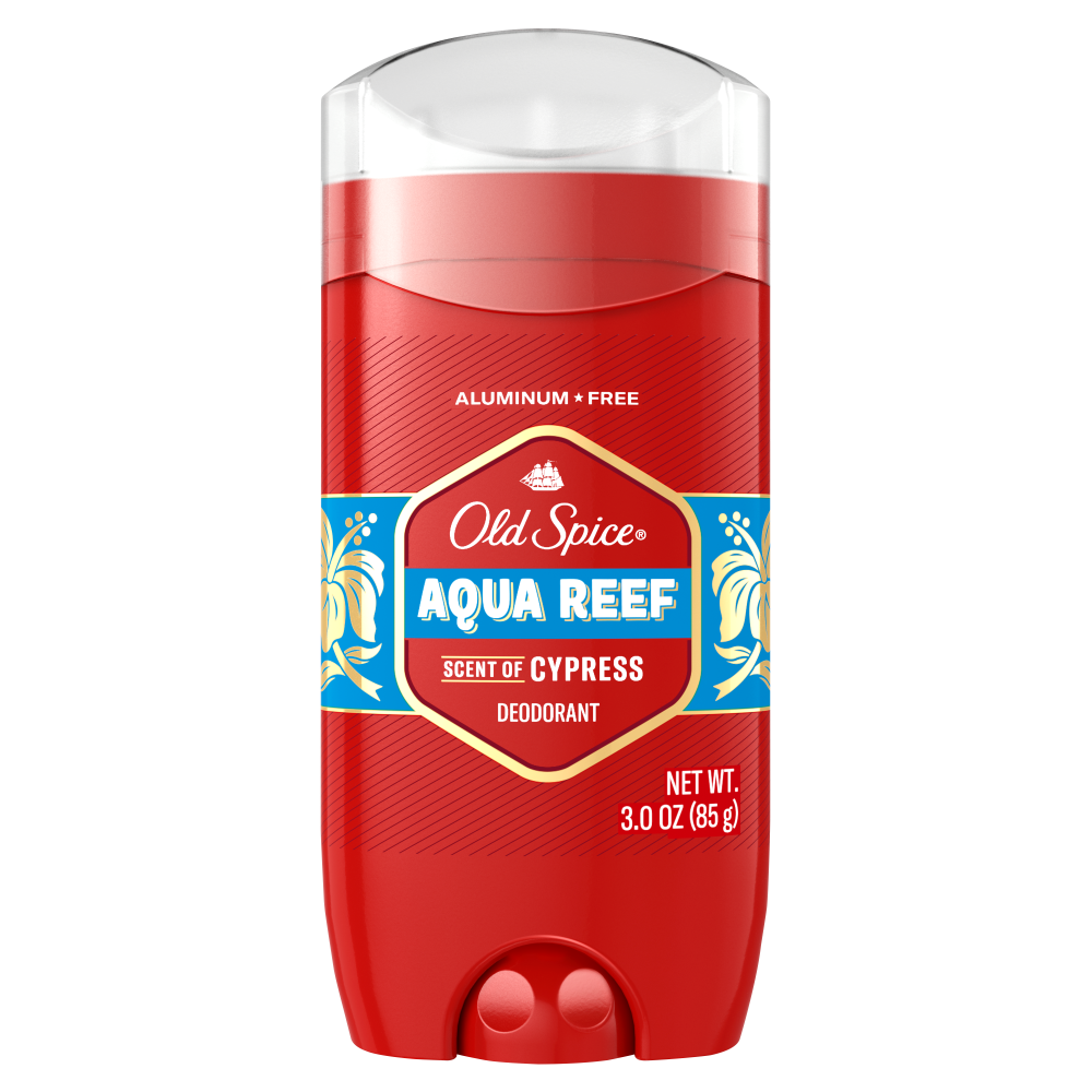 Old Spice Men's Aluminum-Free Deodorant, Aqua Reef, 3.0 Oz