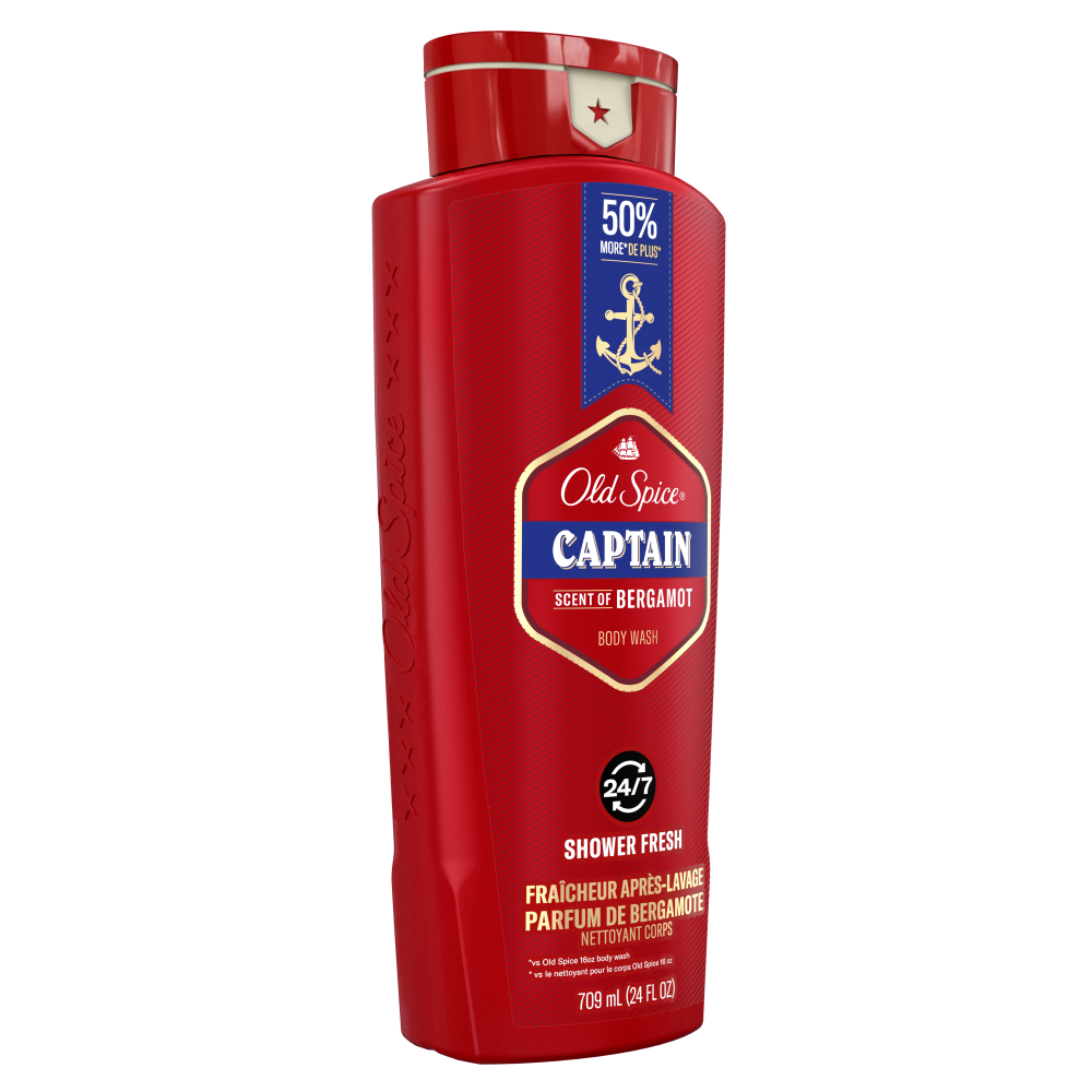 Old Spice Men's Body Wash, Captain Scent, 709ml (24 fl. oz)